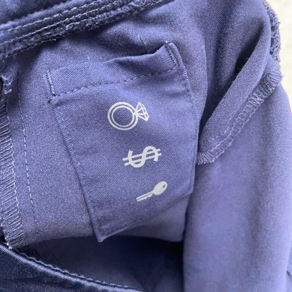 FIGS Zamora Jogger Scrub Pant Women's Size 2XL XXL Navy Blue Pockets Comfort - Picture 7 of 14